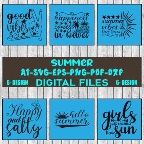 Summer Bundle SVG Files Vol-05 cover image.