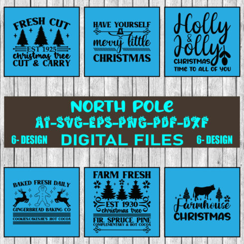 North Pole Bundle SVG Files Vol-01 cover image.