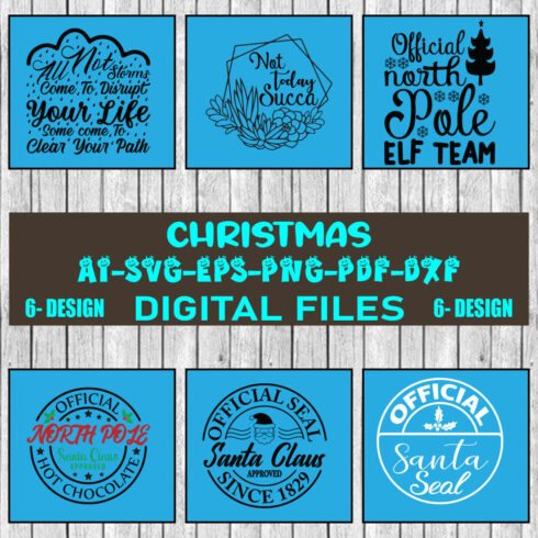 Christmas SVG Design Bundle Vol-88 cover image.