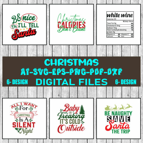 Christmas SVG Bundle Merry Christmas Svg Christmas Svg Christmas Ornaments svg Winter Svg Funny Christmas Bundle svg Vol-36 cover image.