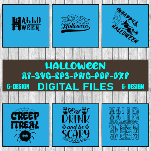 Halloween SVG Design Bundle Vol-23 cover image.