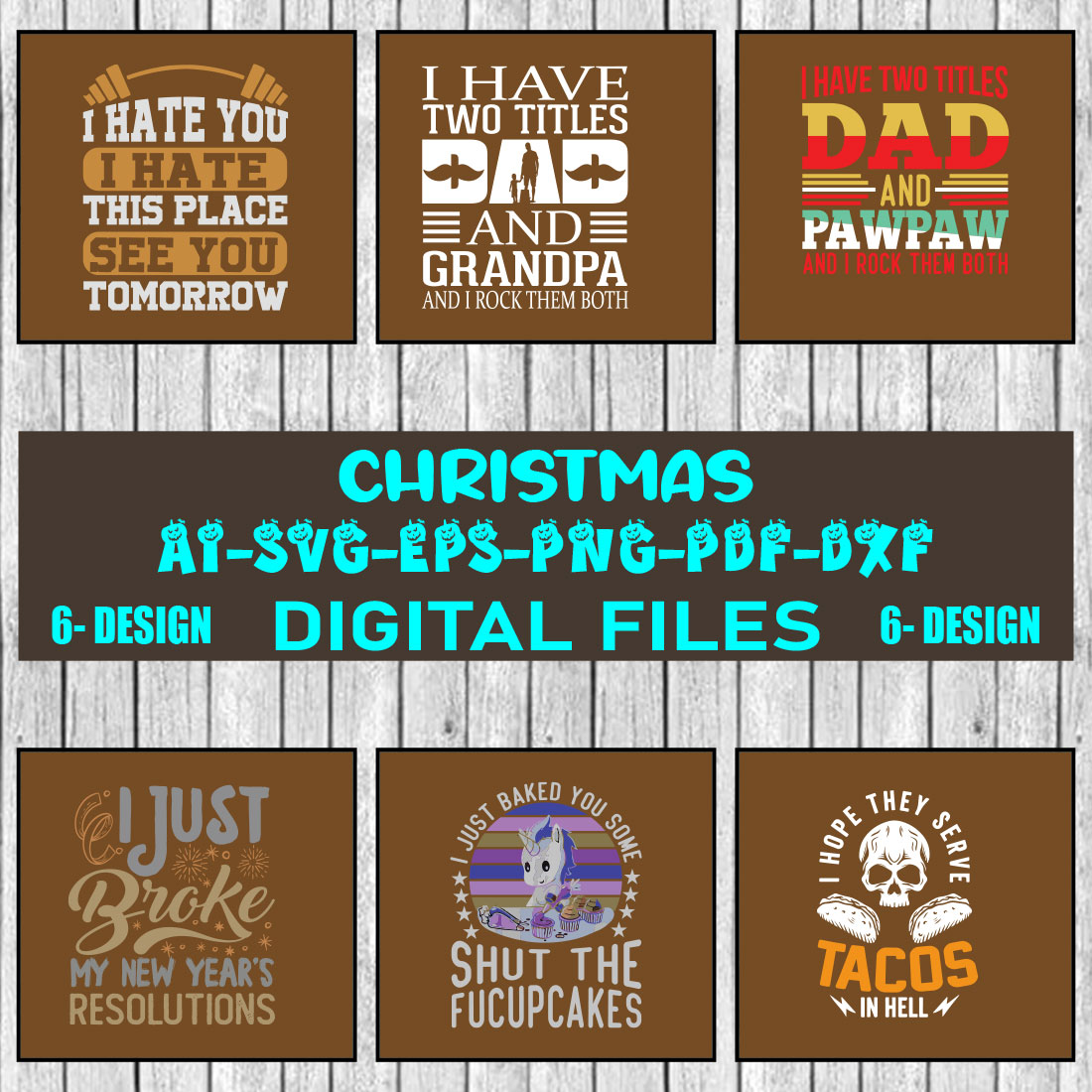 Christmas SVG Design Bundle Vol-14 cover image.