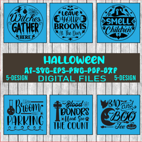 Halloween Svg Bundle, Halloween Bundle, Witch svg, Ghost svg, Pumpkin svg, Halloween Vector, Cricut, Funny Mom Svg Vol-13 cover image.