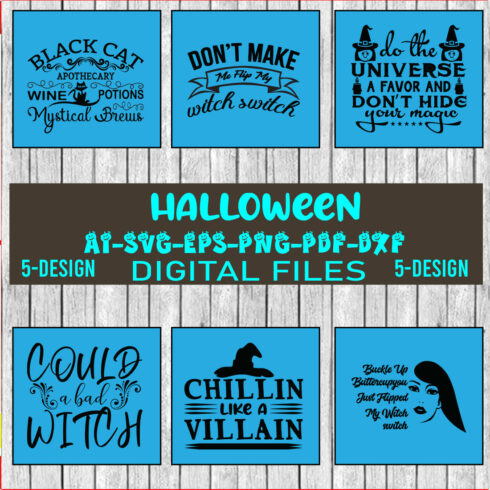 Halloween Svg Bundle, Halloween Bundle, Witch svg, Ghost svg, Pumpkin svg, Halloween Vector, Cricut, Funny Mom Svg Vol-02 cover image.