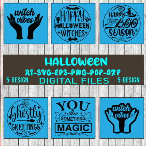 Halloween Svg Bundle, Halloween Bundle, Witch svg, Ghost svg, Pumpkin svg, Halloween Vector, Cricut, Funny Mom Svg Vol-11 cover image.