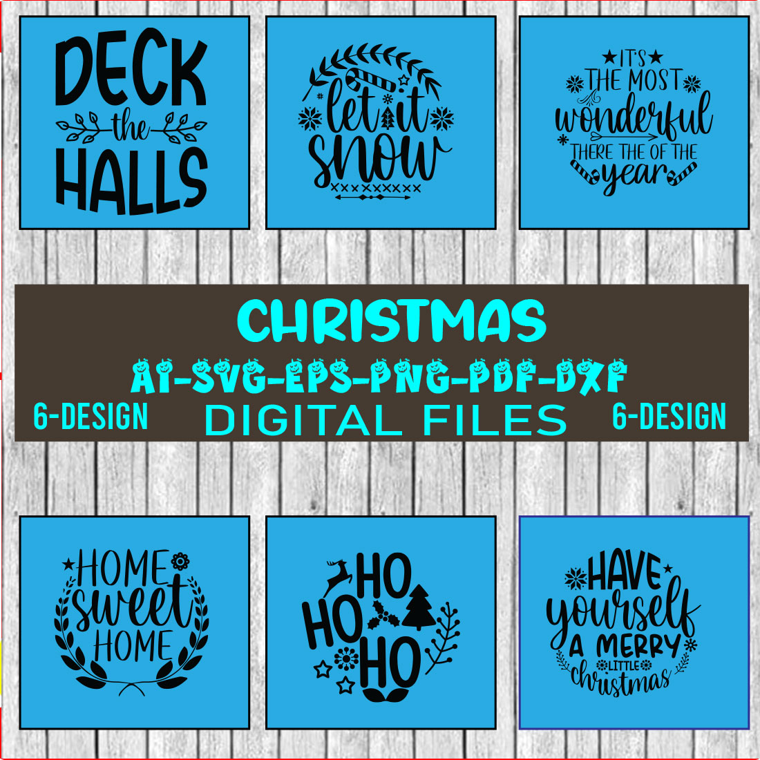 Christmas SVG Bundle Merry Christmas Svg Christmas Svg Christmas Ornaments svg Winter Svg Funny Christmas Bundle svg Instant Download Vol-03 cover image.