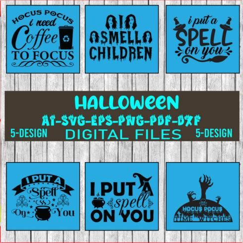 Halloween Svg Bundle, Halloween Bundle, Witch svg, Ghost svg, Pumpkin svg, Halloween Vector, Cricut, Funny Mom Svg Vol-04 cover image.