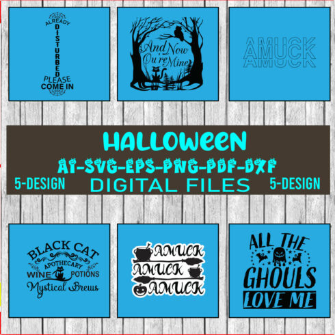 Halloween Svg Bundle, Halloween Bundle, Witch svg, Ghost svg, Pumpkin svg, Halloween Vector, Cricut, Funny Mom Svg Vol-01 cover image.