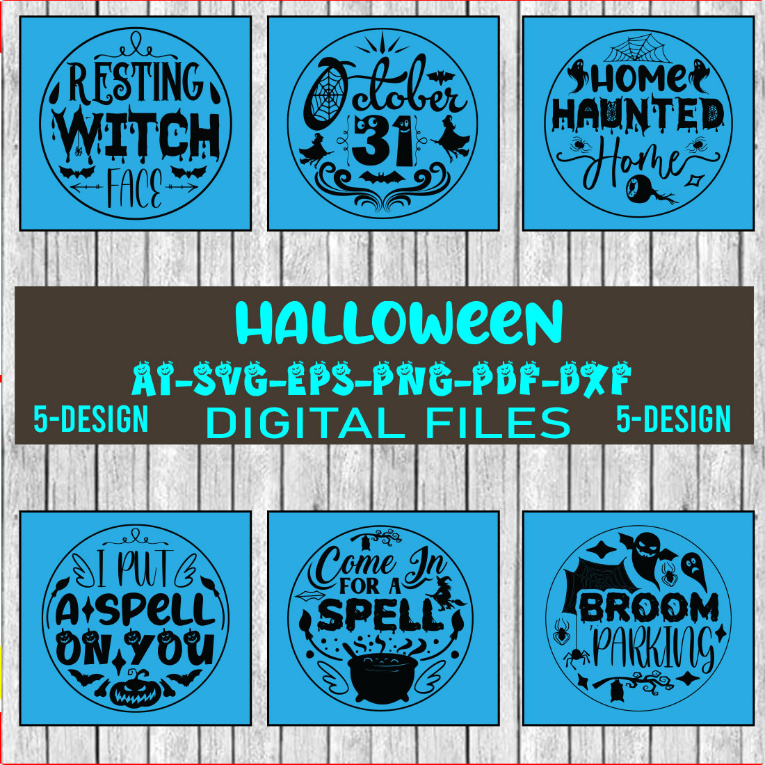 Halloween Svg Bundle, Halloween Bundle, Witch svg, Ghost svg, Pumpkin svg, Halloween Vector, Cricut, Funny Mom Svg Vol-12 cover image.