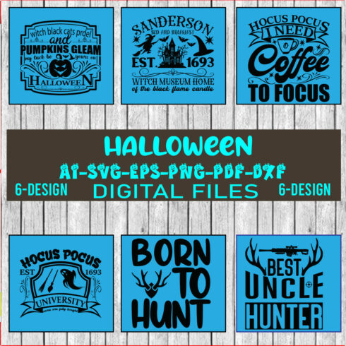 Halloween Svg Bundle, Halloween svg, Fall Svg, Sarcastic Svg, Cameo, Funny Mom Svg, Witch Svg, Ghost Svg, Dxf Png Svg Cut Files for Cricut Vol-03 cover image.