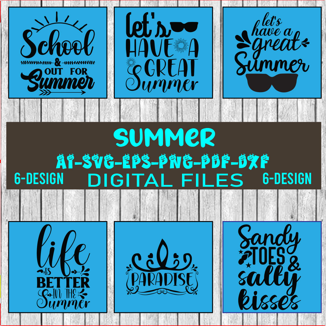 Summer SVG Bundle, Summer Svg, Beach Svg, Summertime Svg, Vacation Svg, Summer Cut Files, Cricut, Png, Svg Vol-02 cover image.