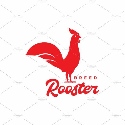 red rooster crowing logo cover image.