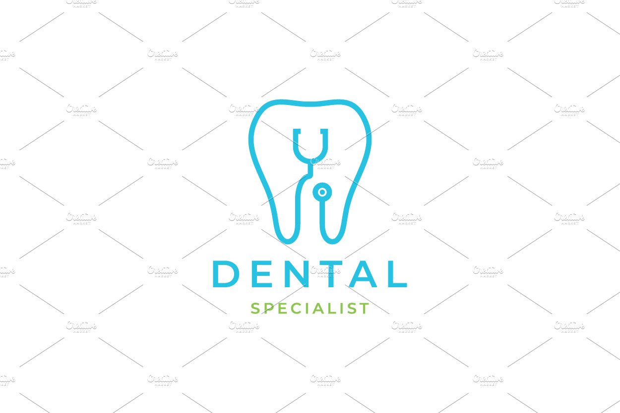stethoscope tooth dental logo cover image.