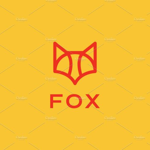 geometric minimal head fox logo cover image.