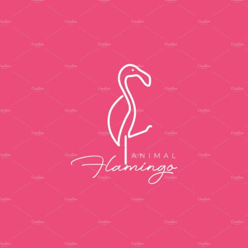flamingo lake line minimal logo cover image.
