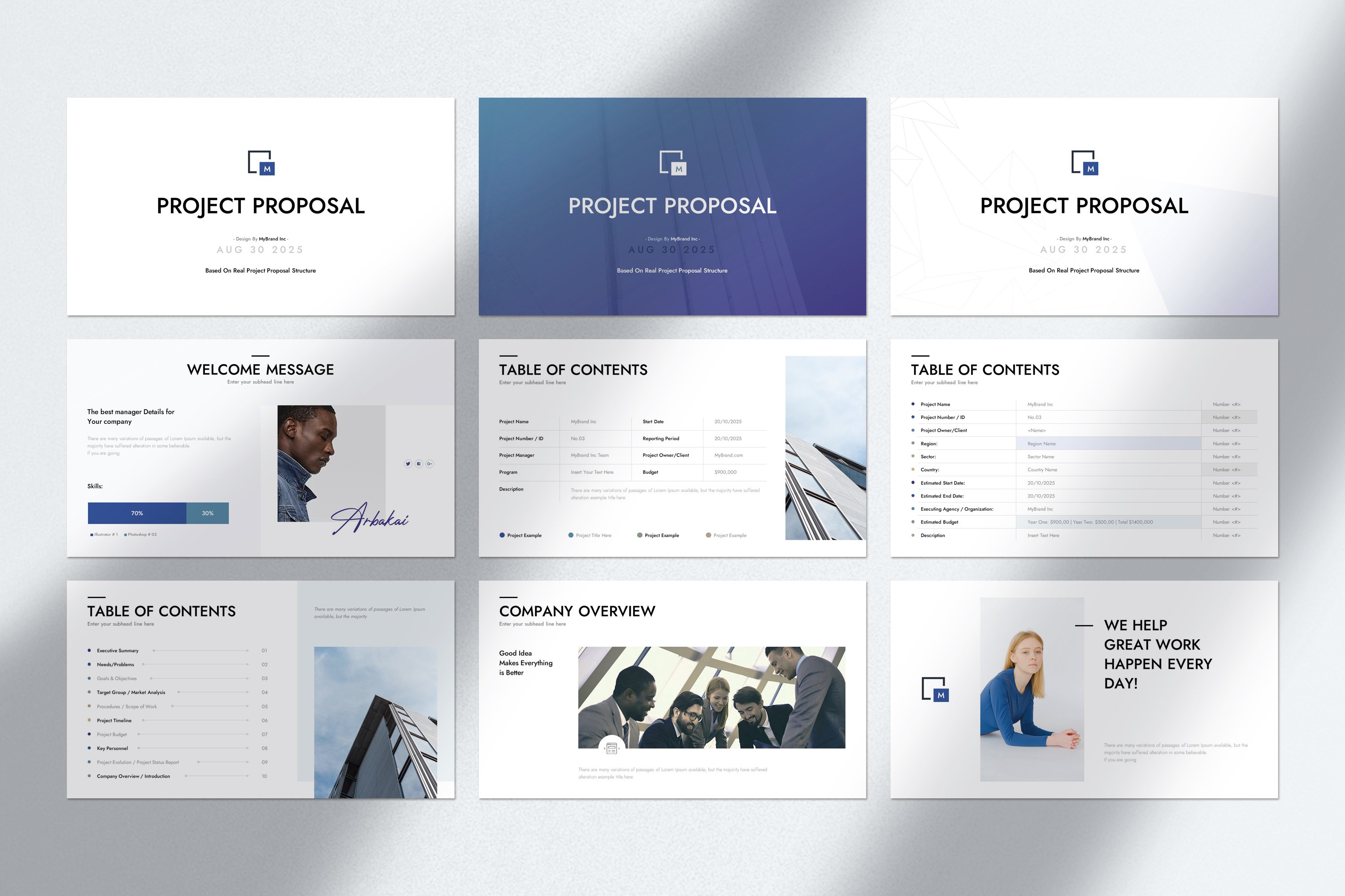 07 business project proposal powerpoint presentation keynote google slide template 144