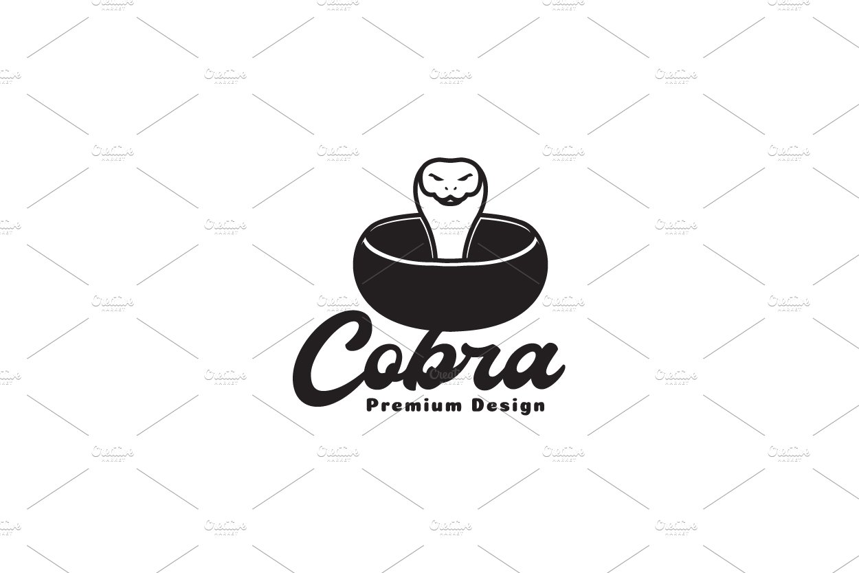 black snake cobra circular logo cover image.