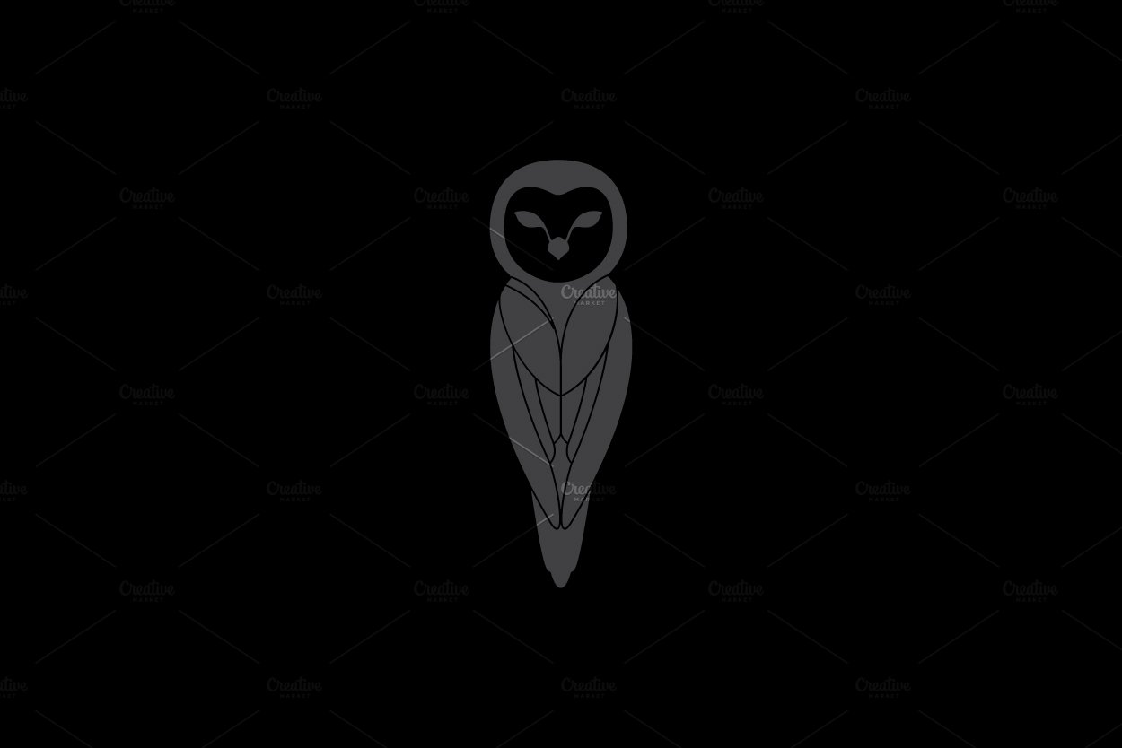 owl rotating head logo design cover image.