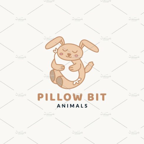 rabbit or bunny or pet with pillow cover image.