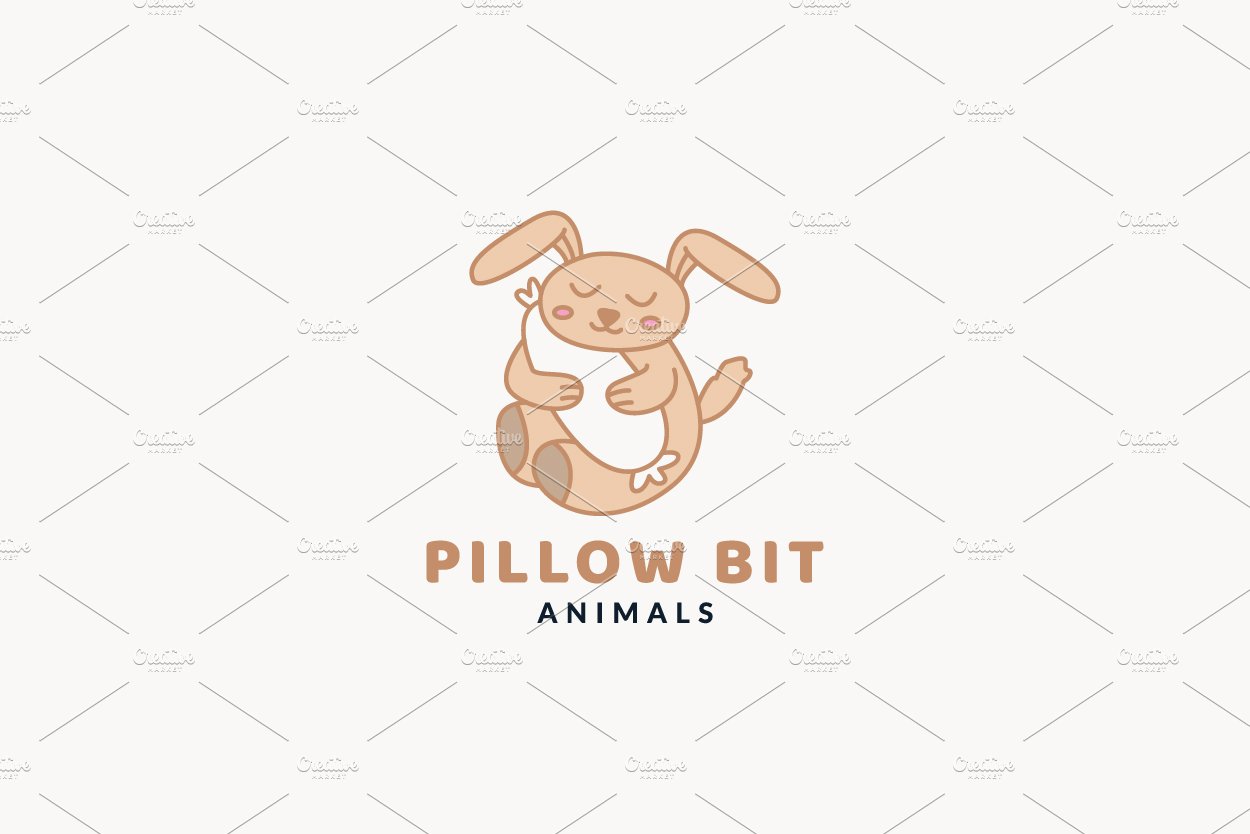 rabbit or bunny or pet with pillow cover image.