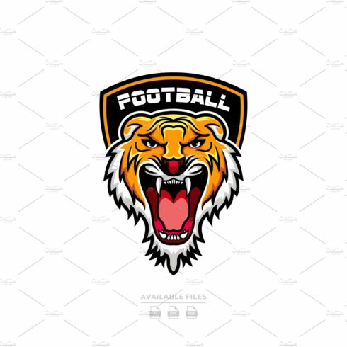 football tiger logo cover image.