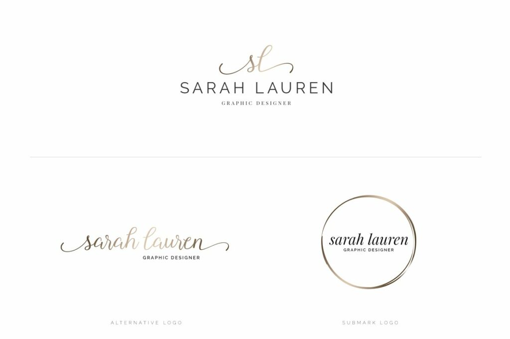 Feminine Premade Logo Gigabundle – MasterBundles
