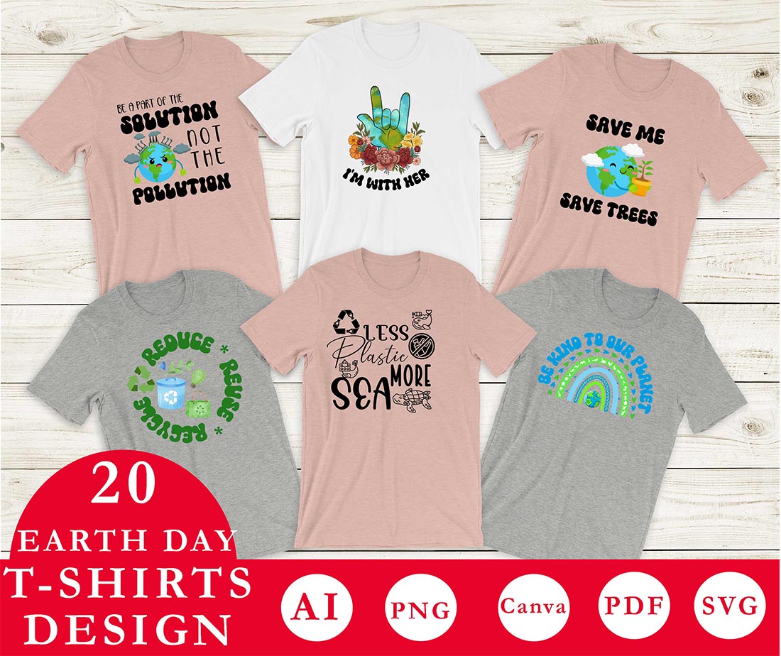 The earth day tshirts design is available for purchase.