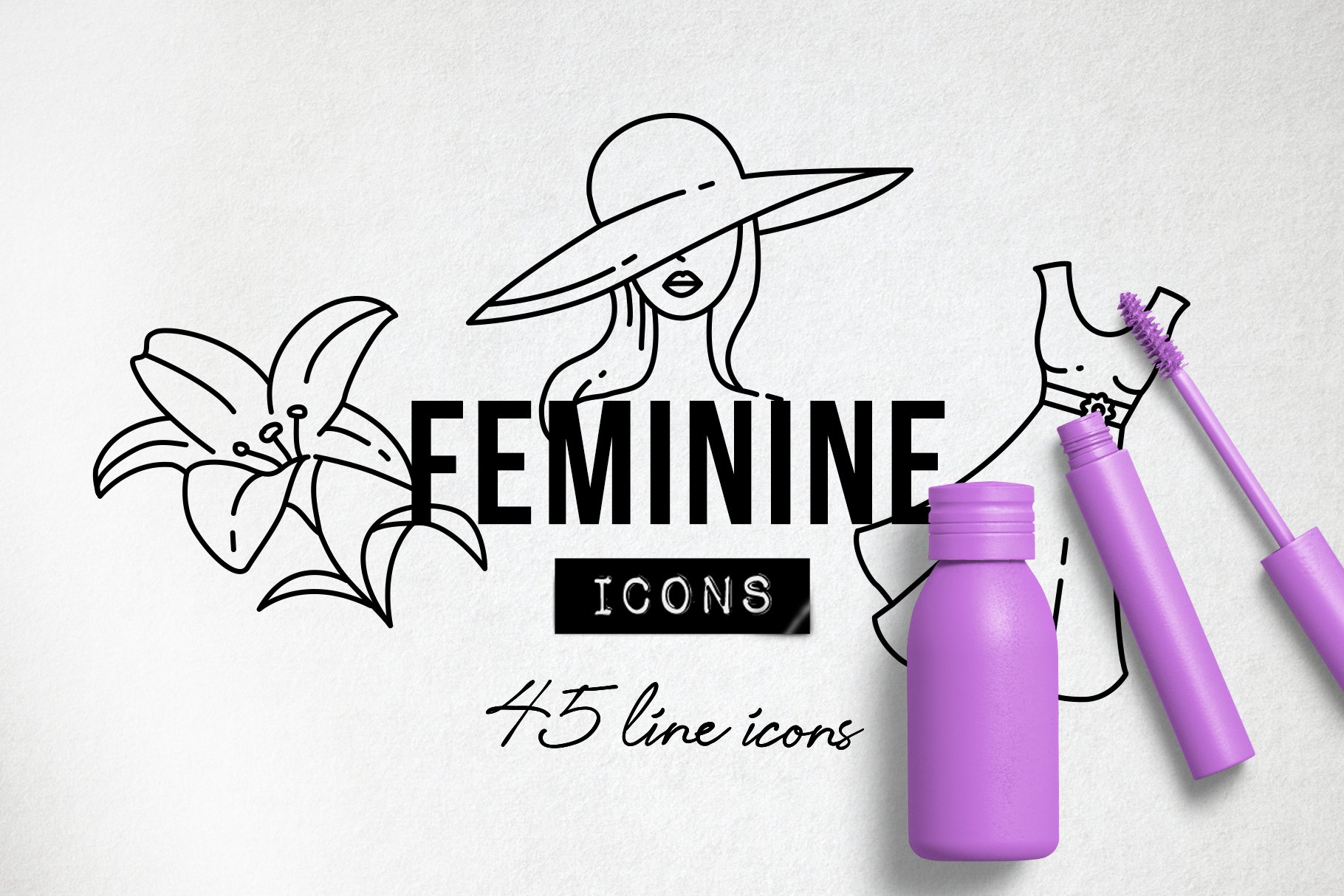09 feminine beauty icons 582