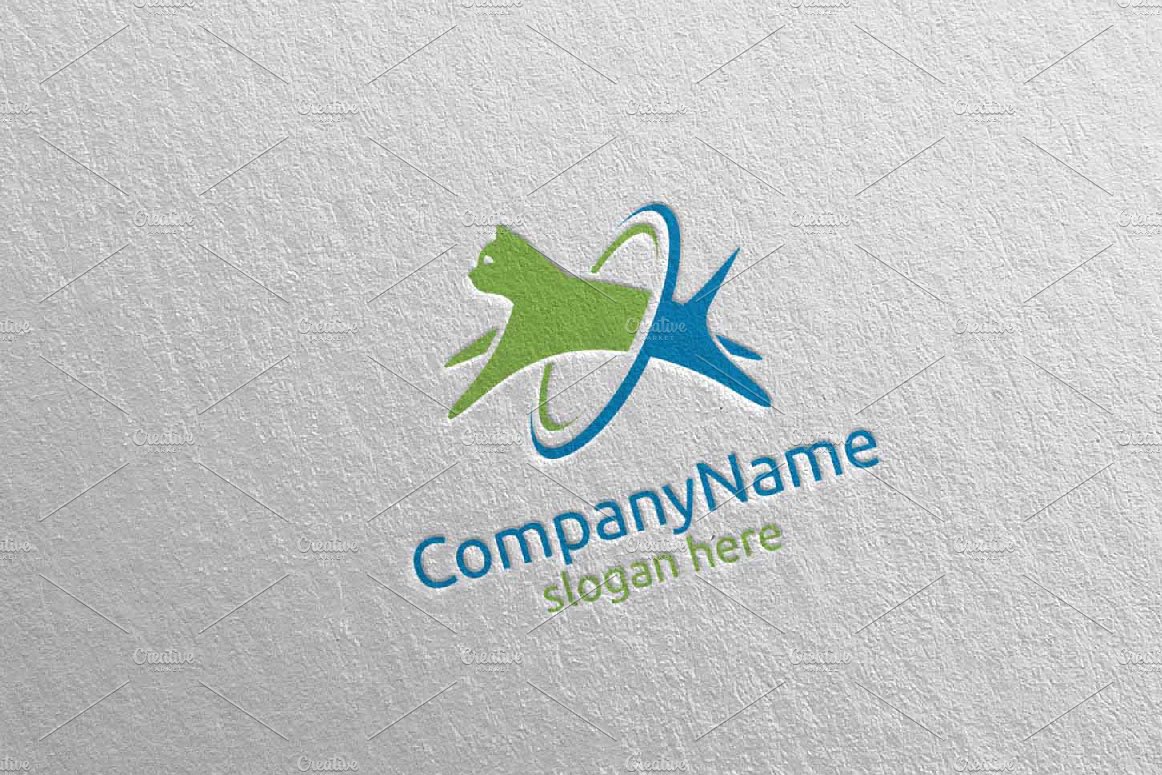 Cat Logo Design 7 preview image.