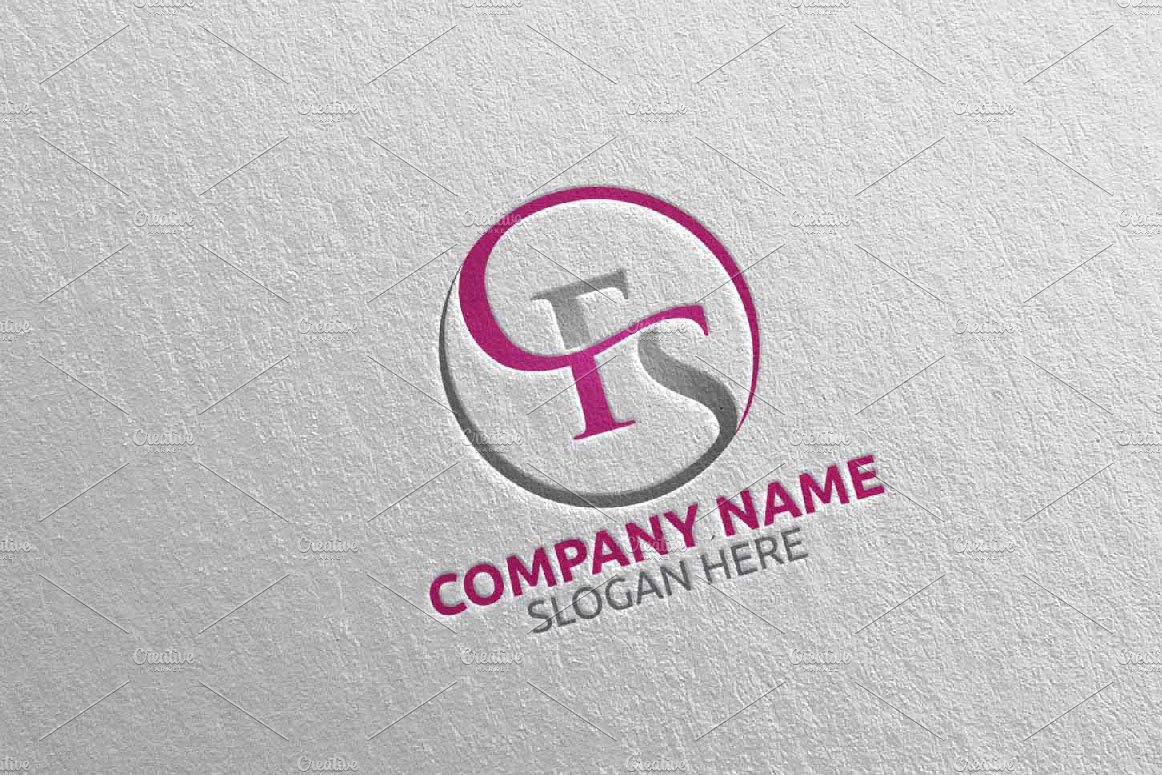 Letter F, S, FS Logo Design 14 preview image.