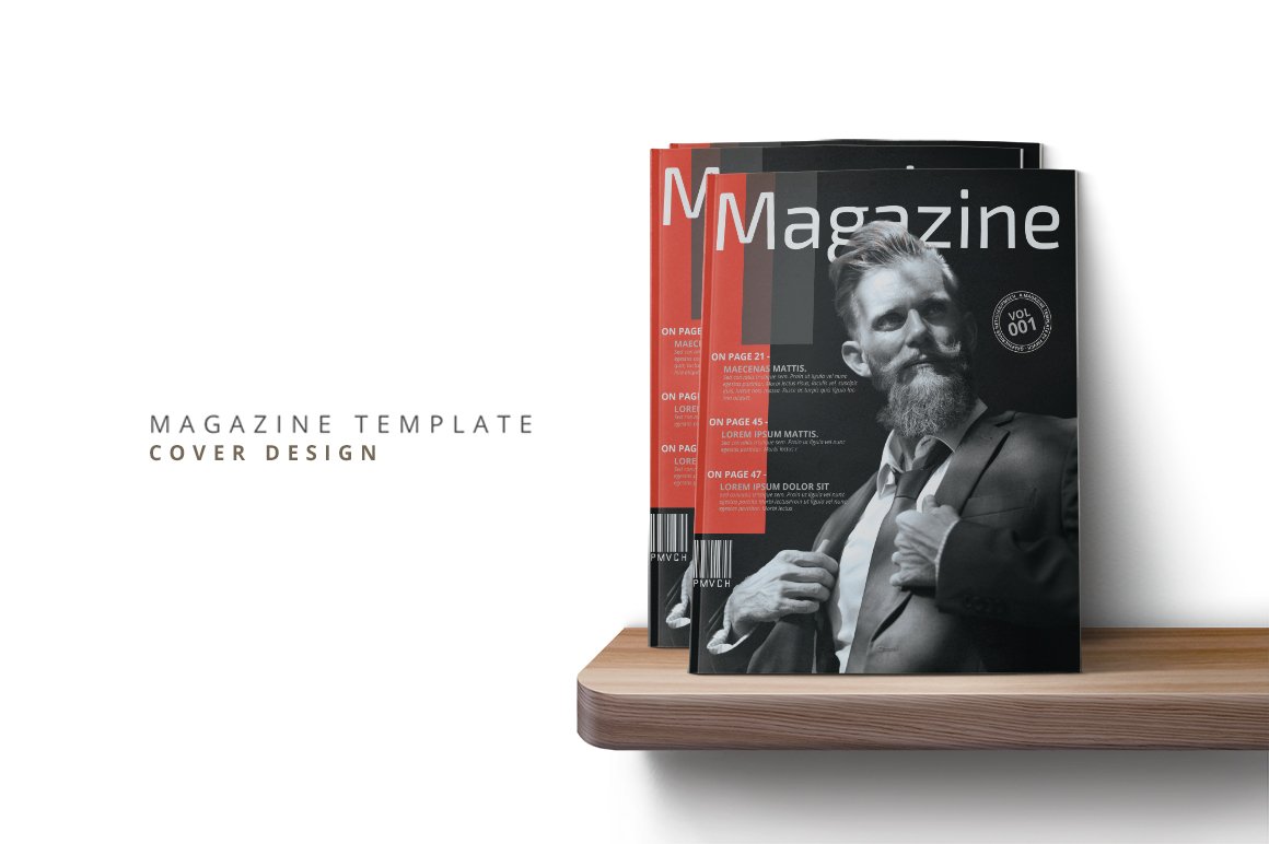 Magazine Template 64 preview image.