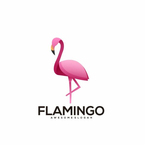 flamingo design logo colorful cover image.