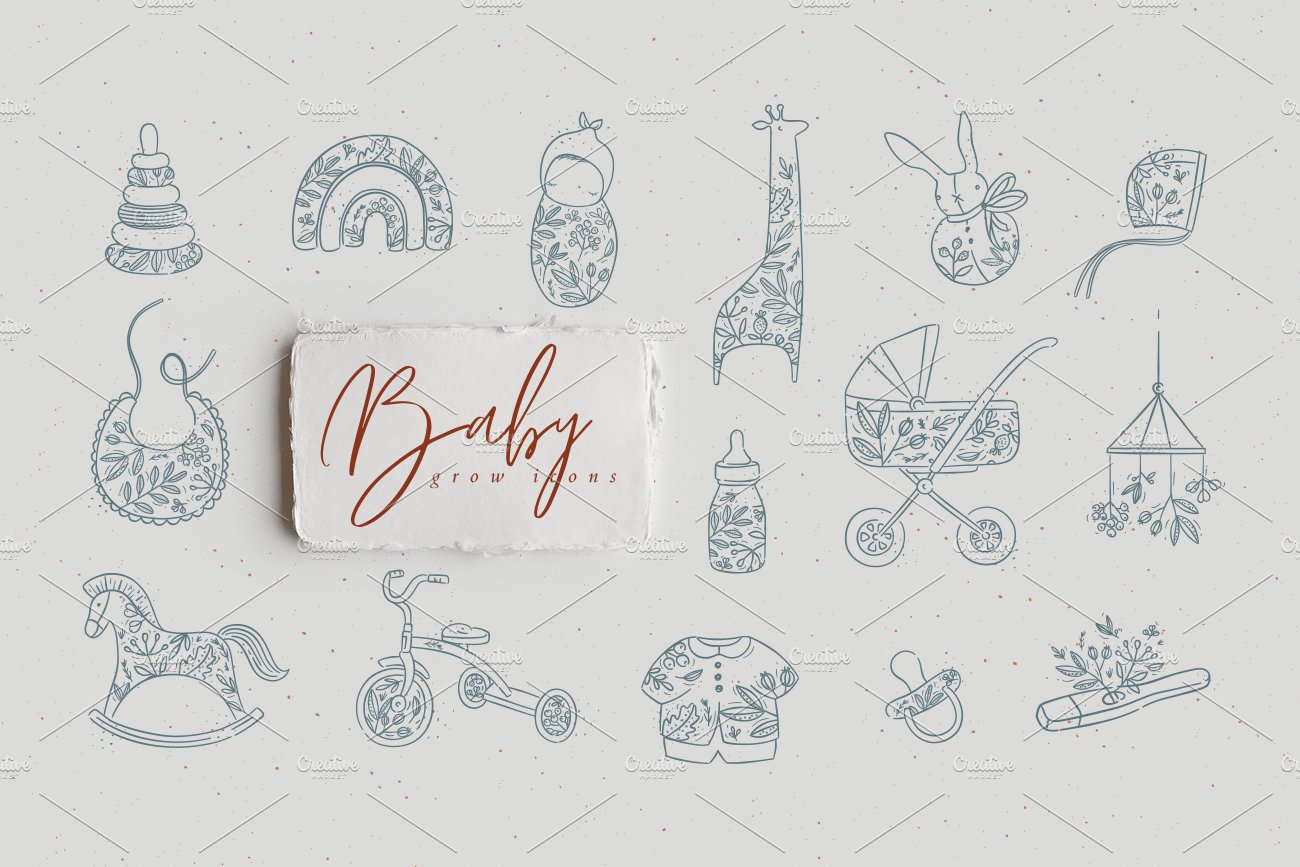 Baby Grow Icons cover image.