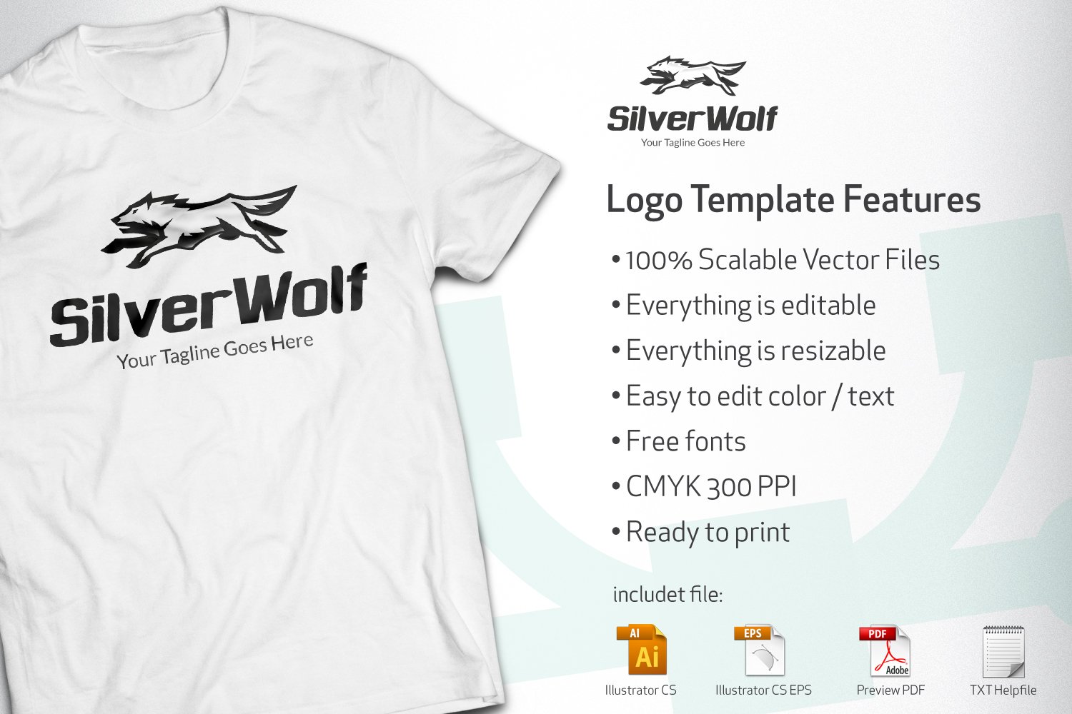 silverwolf logo preview image.
