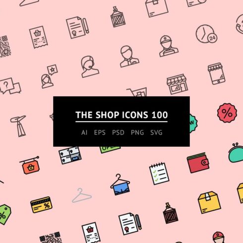 The Shop Icons 100 cover image.