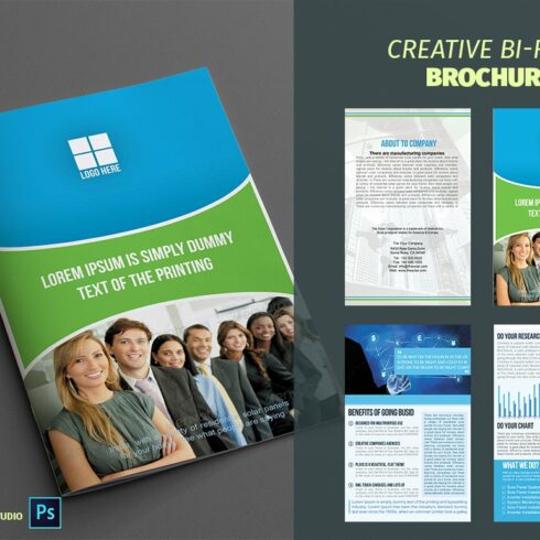 Corporate Bifold Brochure Vol 05 cover image.