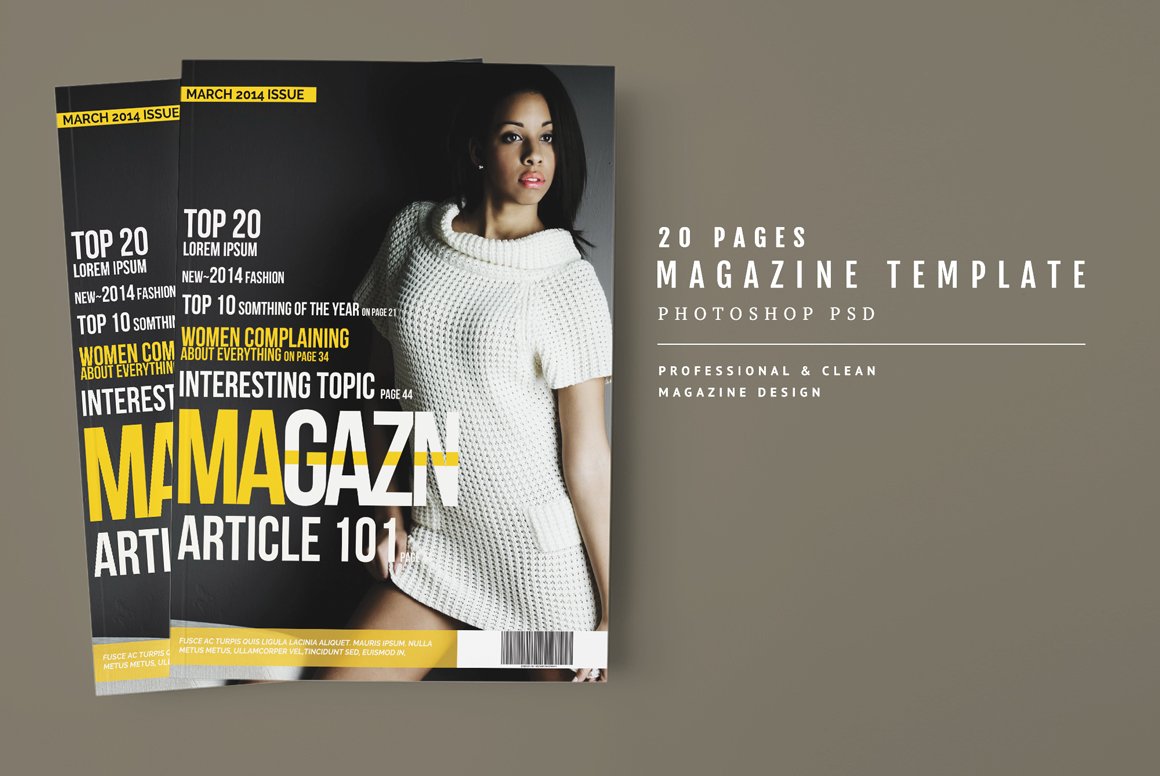 Magazine Template 41 cover image.