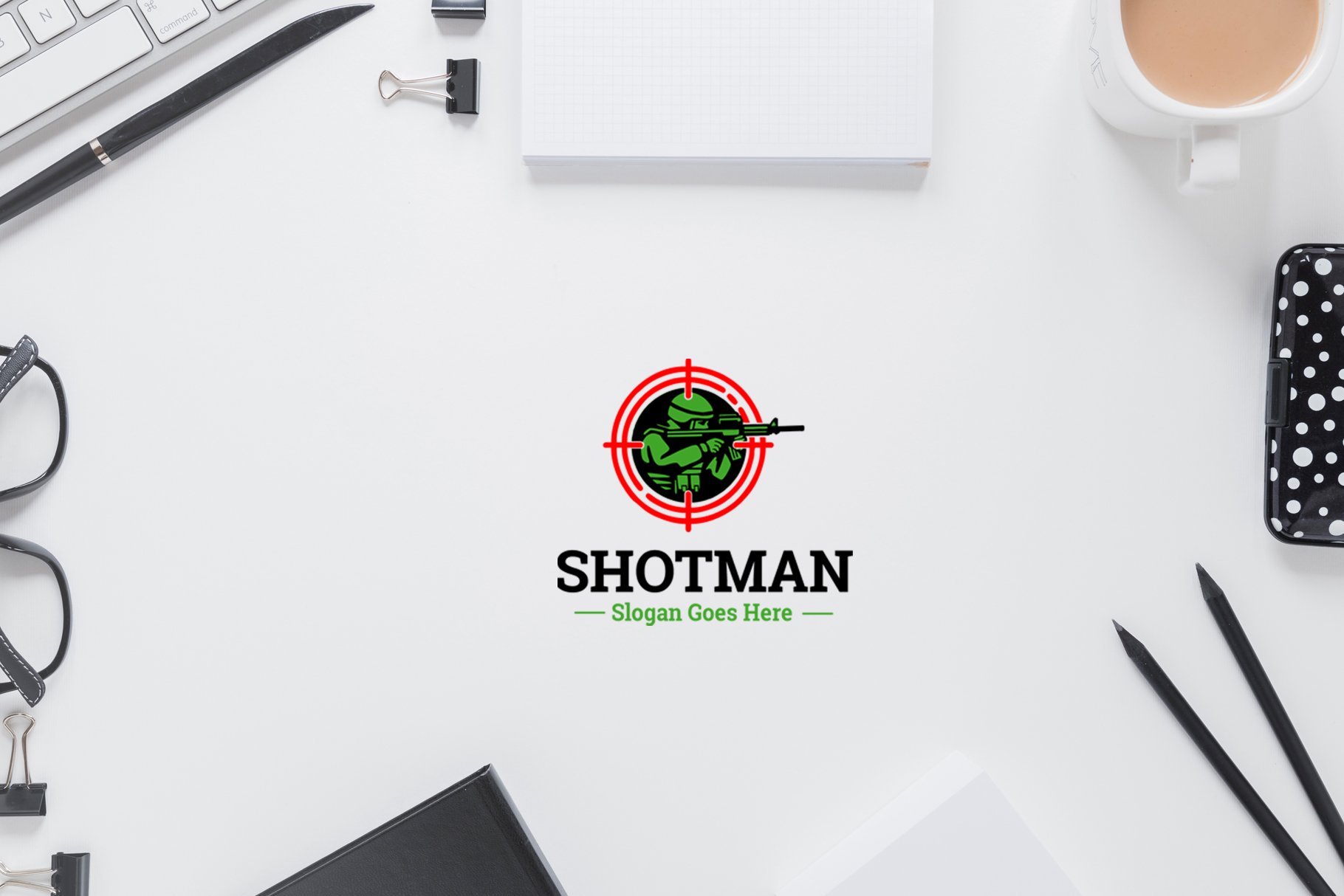 Army Military/Sholdier Logo Template cover image.