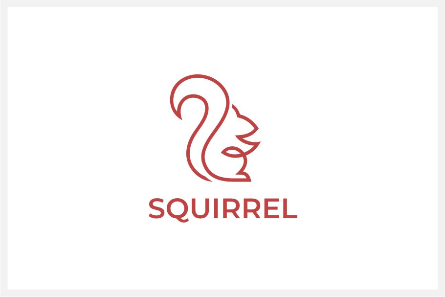 Squirrel Logo Template Stock Illustration - Download Image Now - Animal,  Animal Wildlife, Black Color - iStock