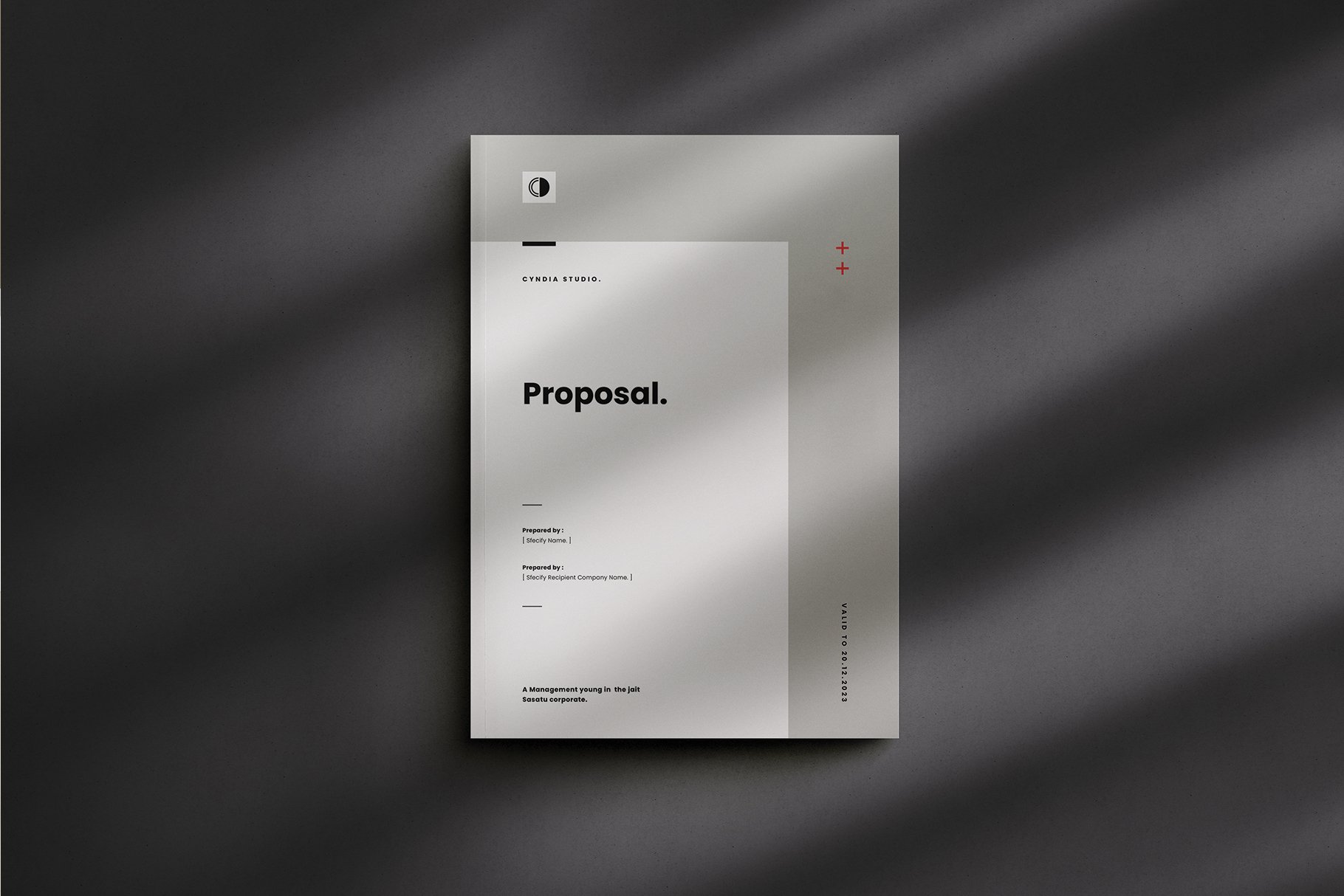 Proposal Template cover image.