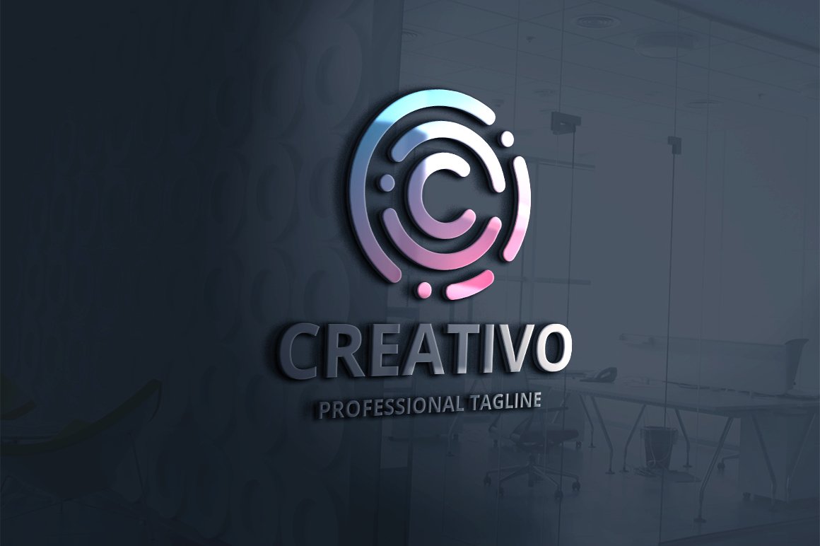 Creative Round Letter C Logo cover image.