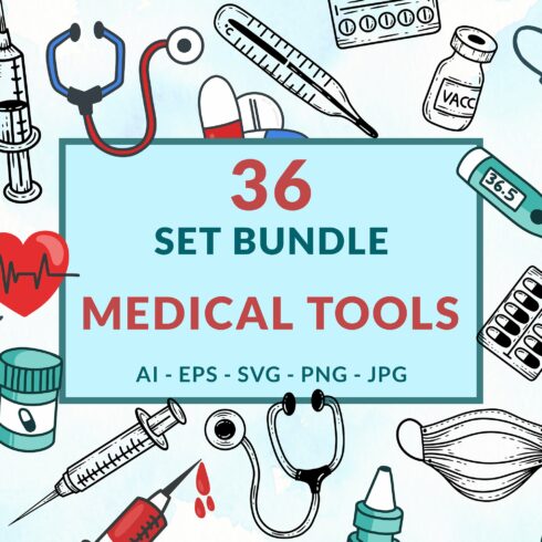 36 Bundle Medical Doctor Hospital cover image.