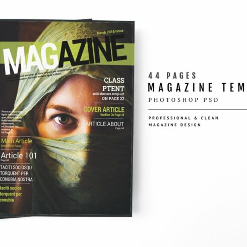 Magazine Template 50 cover image.