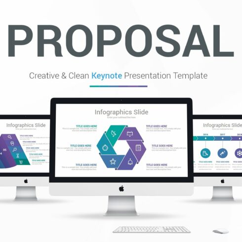 Business Proposal Keynote Template cover image.