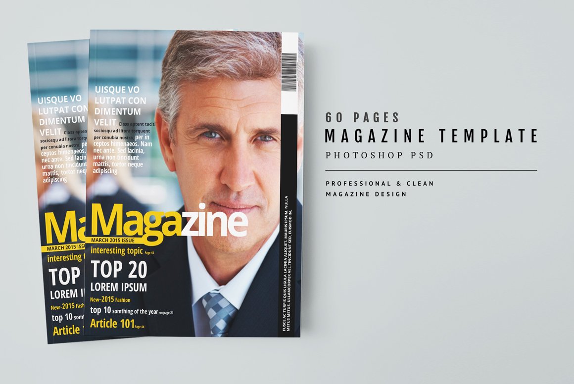 Magazine Template 40 cover image.