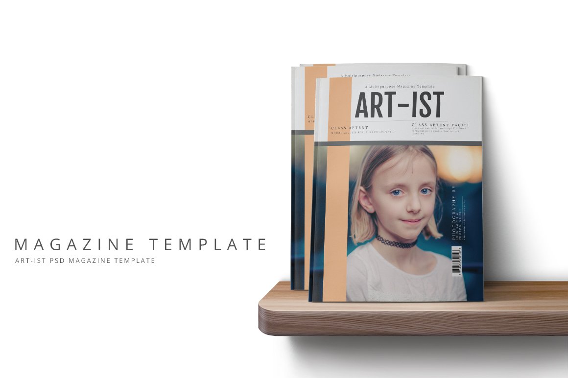 Art-ist Magazine Template Vol.17 preview image.