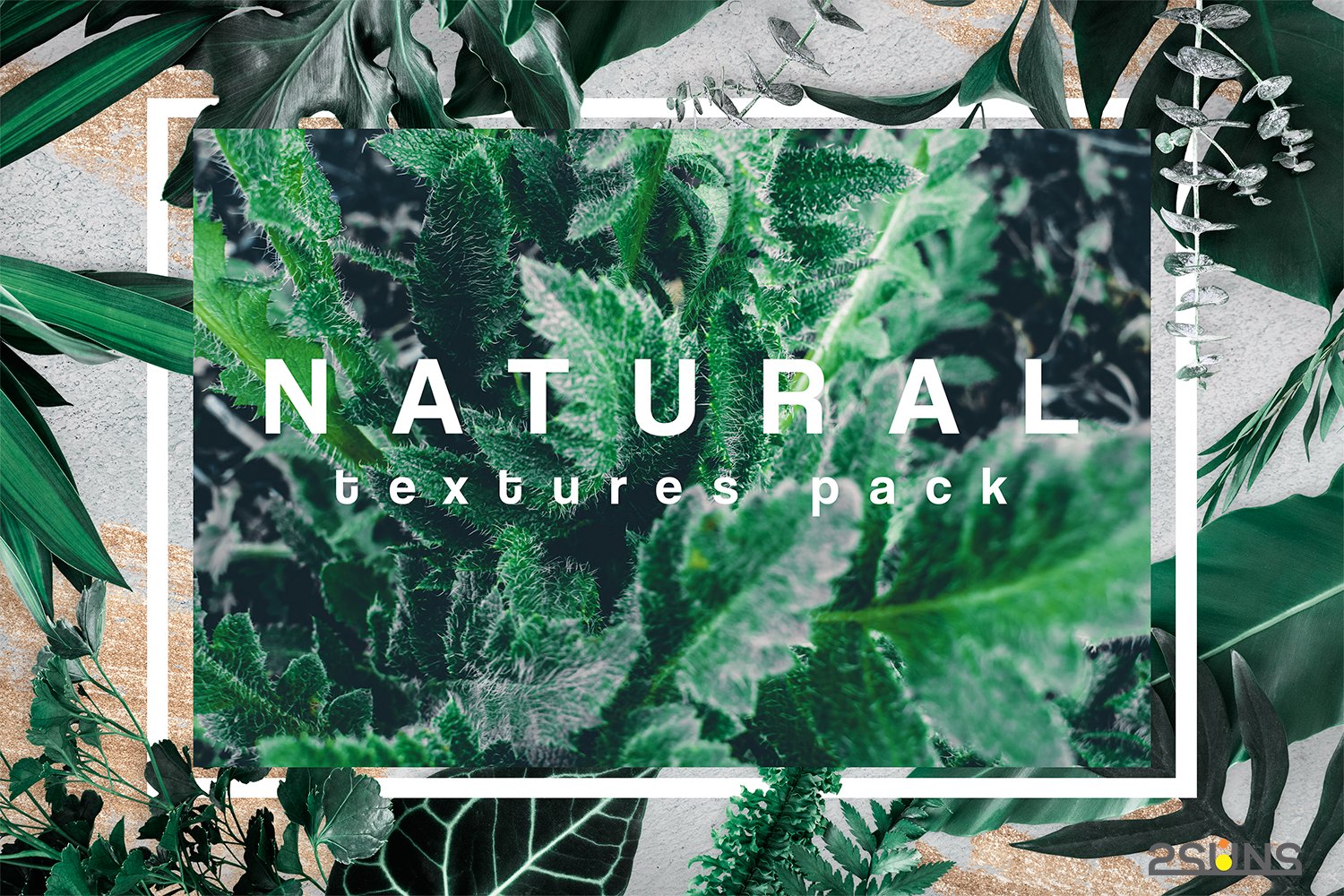 Nature photoshop textures cover image.