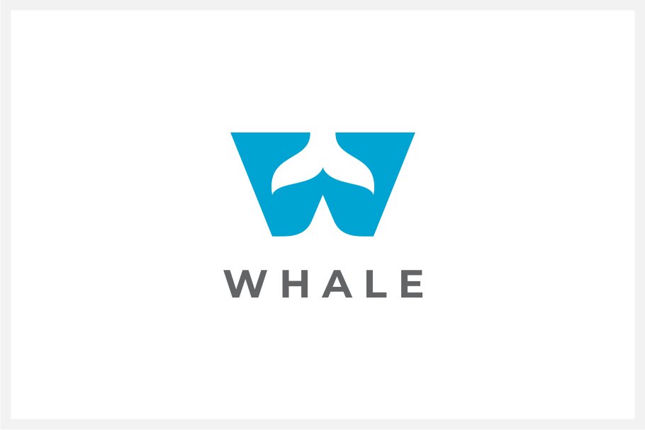 Whale - Letter W Logo cover image.