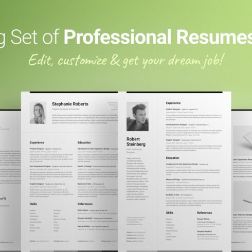 Resume & CV Bundle 1 cover image.