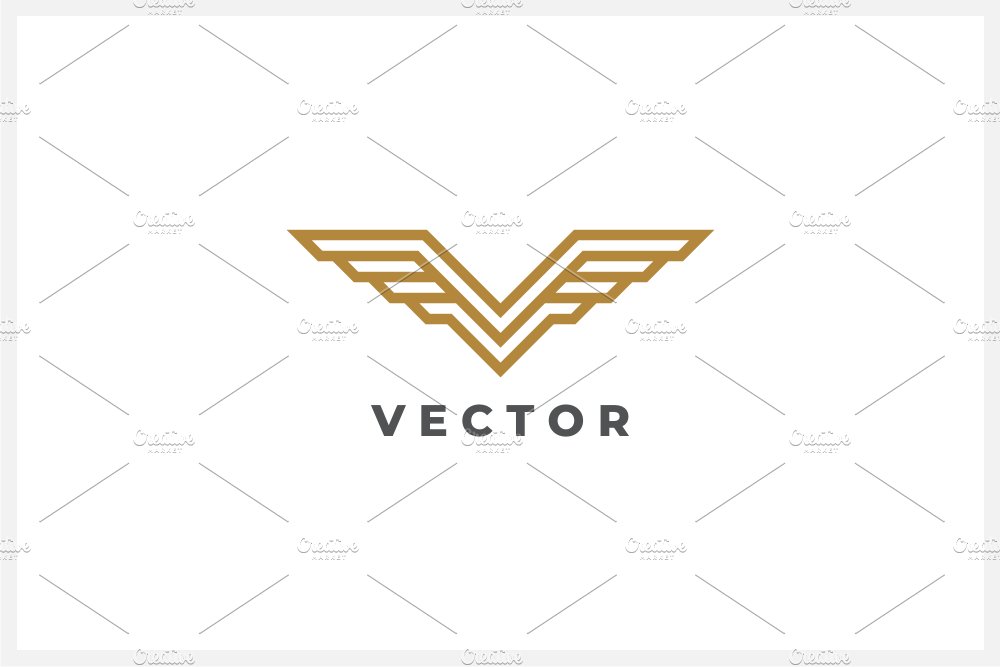 Vector Wings - Letter V Logo cover image.